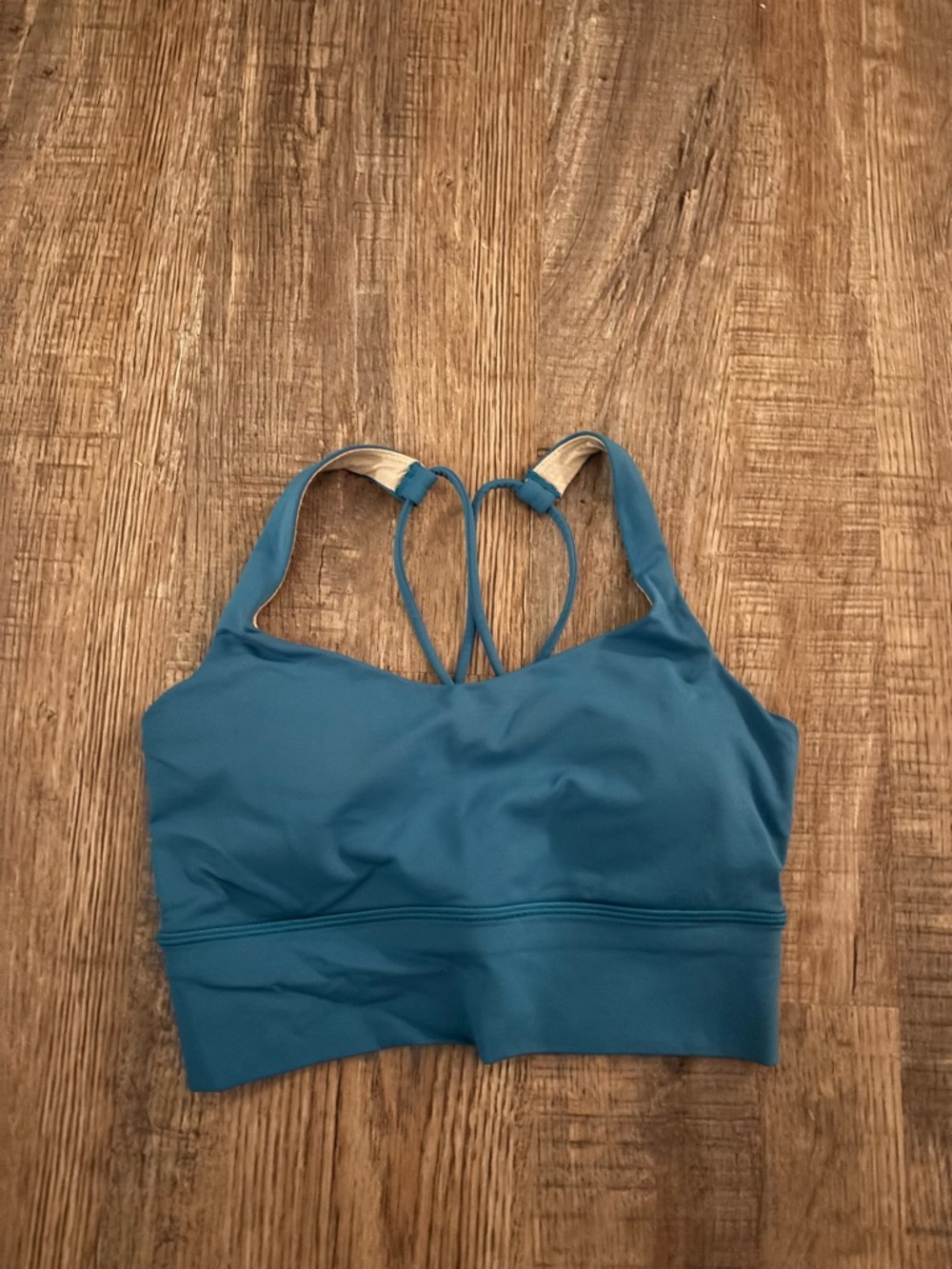 Lululemon Blue Strappy Sports Bralette